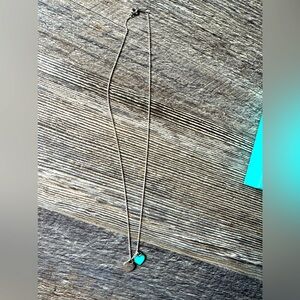 Tiffany & Co. Sterling silver Double heart pendant necklace.